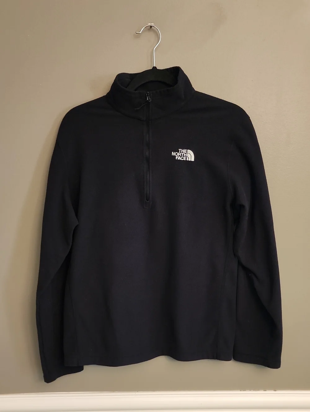 The North Face Black Half-Zip Fleece Pullover